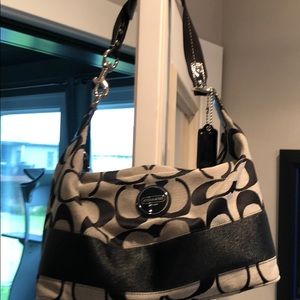 Canvas coach bag